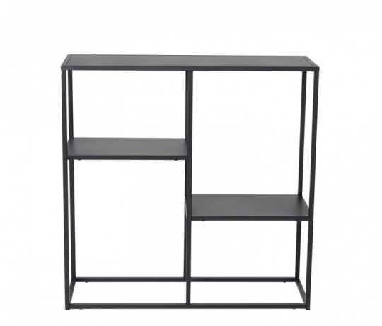 Plank 'Staal' 80x81cm - Zwart