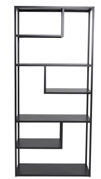 Plank 'Staal' 85x188cm - Zwart