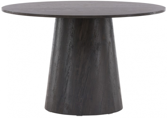 Eettafel 'Lisa' Rond 120cm - Zwart