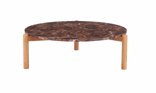 Salontafel 'Marble' L - Bruin