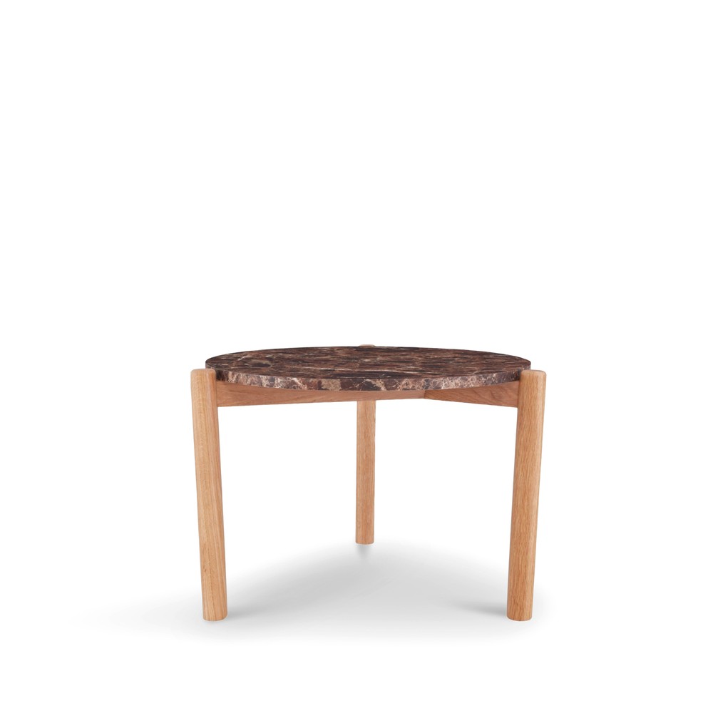 Salontafel 'Marble' S - Bruin