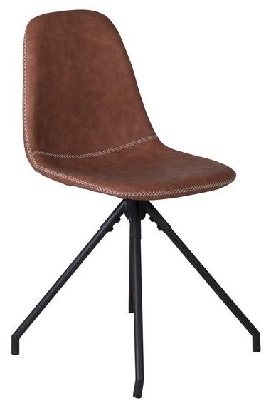 Stoel 'Eidsberg' Spin - Bruin/Zwart
