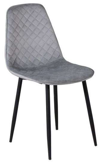 Stoel 'Eidsberg' Diamant - Grijs/Zwart