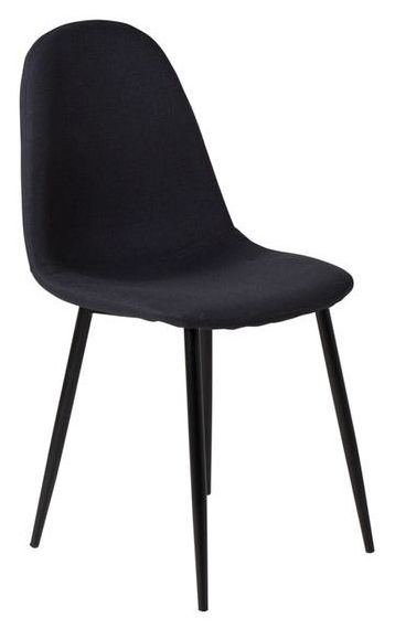 Stoel 'Eidsberg' - Zwart stof