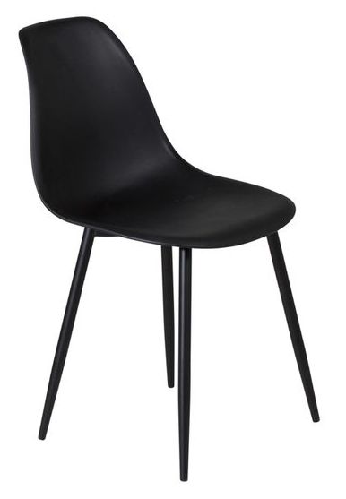 Stoel 'Eidsberg' - Zwart kunststof