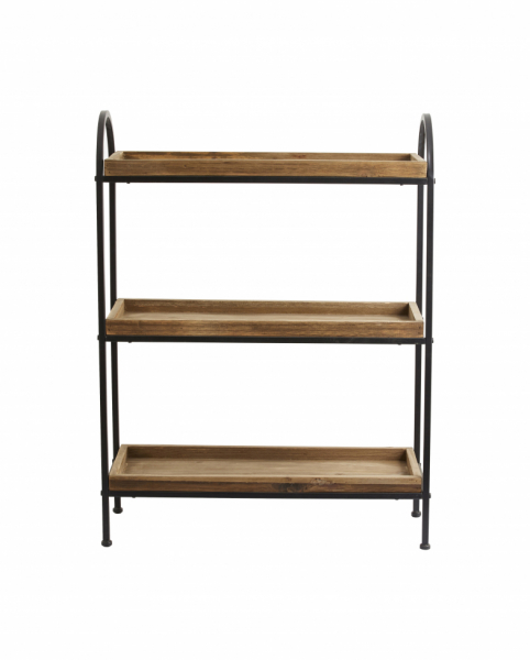 Plank 'Patna' - IJzer/Hout