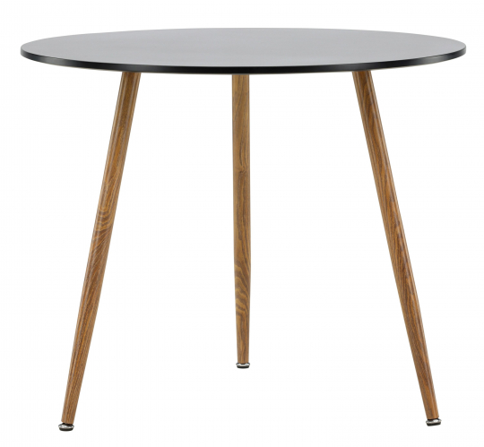 Eettafel 'Palermo' Rond 90cm- Zwart