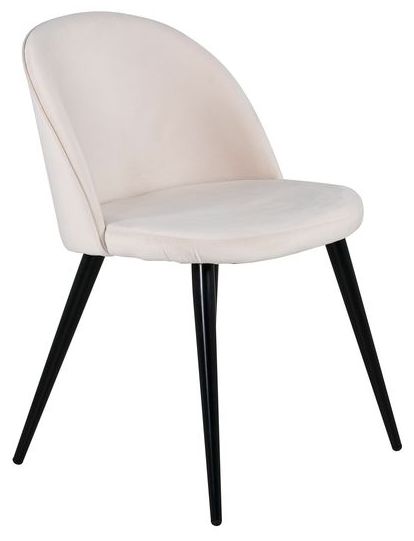 Stoel 'Elverum' - Beige/Zwart