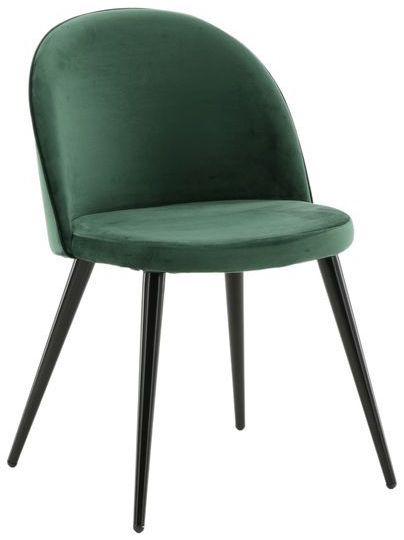 Stoel 'Elverum' - Groen/Zwart