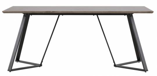 Eettafel 'Ekskogen' - Zwart/natuur