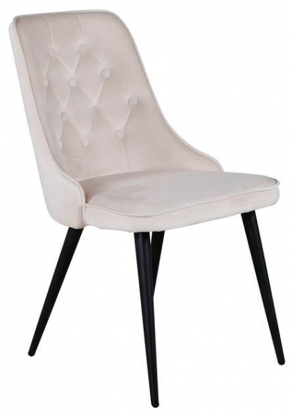 Stoel 'Elverum Deluxe' - Beige/Zwart