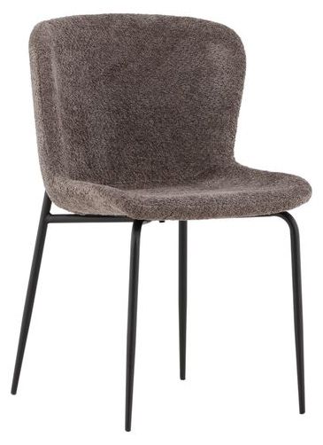 Stoel 'Eresfjord' - Donkergrijs/Zwart