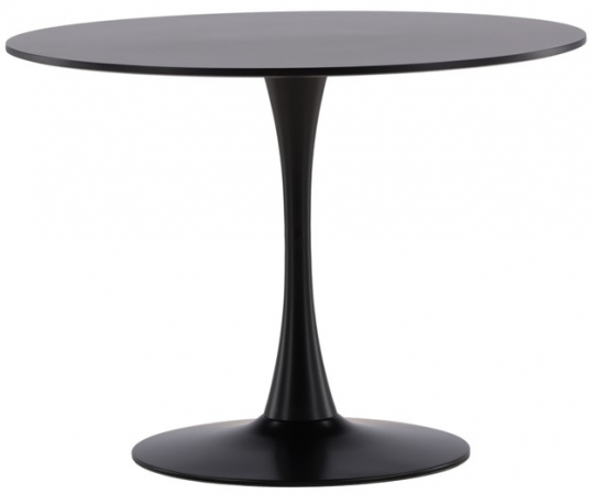 Eettafel 'Greta' Rond 100cm - Zwart