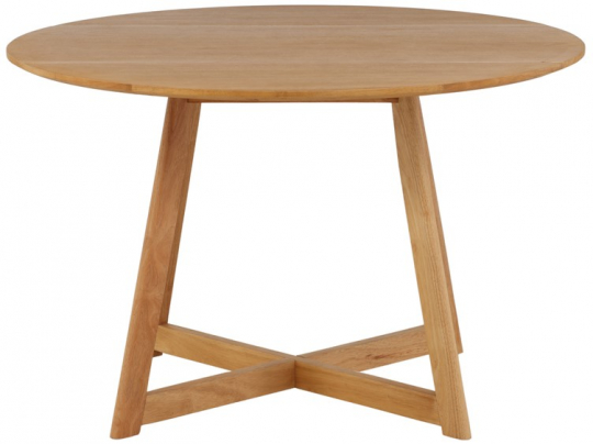 Eettafel 'Fors' Rond 120cm - Natuurlijk