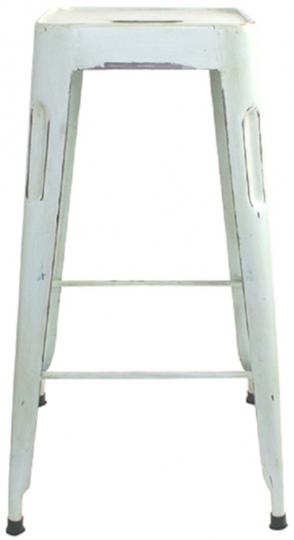 Kruk 'Marseille' 70cm - Vintage wit