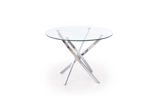 Eettafel 'Dania' Rond 100cm - Zilver