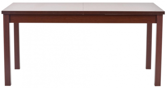 Eettafel 'Dark Walnut' 118-158x75cm - Donkerbruin