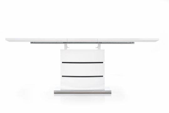 Eettafel 'Nobel' 160-200cm - Wit