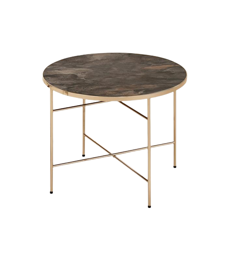 Salontafel 'Isola' - Bruin/Champagne