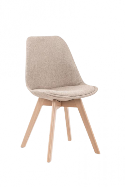 Stoel 'Vara' - Beige/Natuur