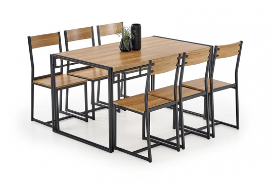 Eettafel 'Bolivar' - Eik