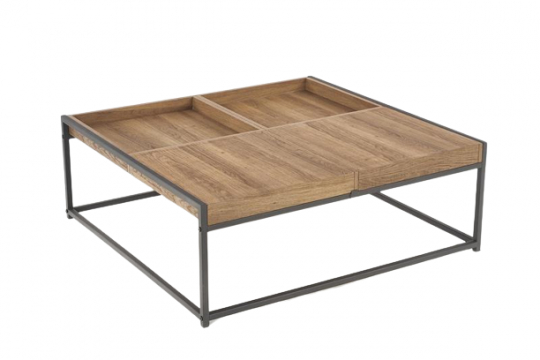 Salontafel 'Fregata' - Eik/Zwart