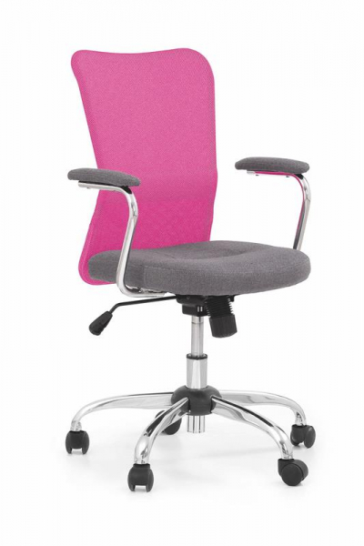 Bureau fauteuil 'Andy' - Roze