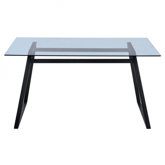 Eettafel 'Herald' 140x80cm - Zwart