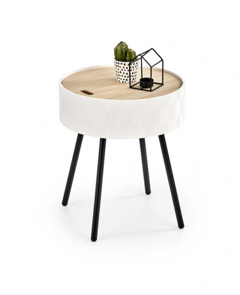 Bijzettafel 'Aura' - Wit