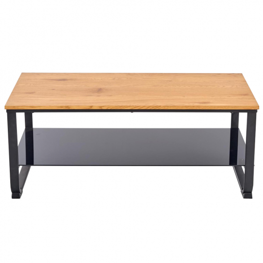 Salontafel 'Artiga' - Eik/Zwart
