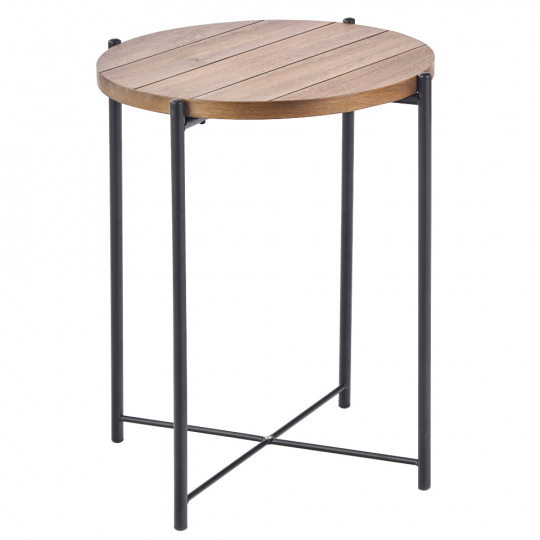 Bijzettafel 'Tanaka' - Eik/Zwart