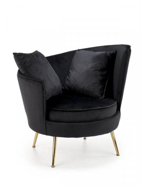 Fauteuil 'Almond' - Zwart