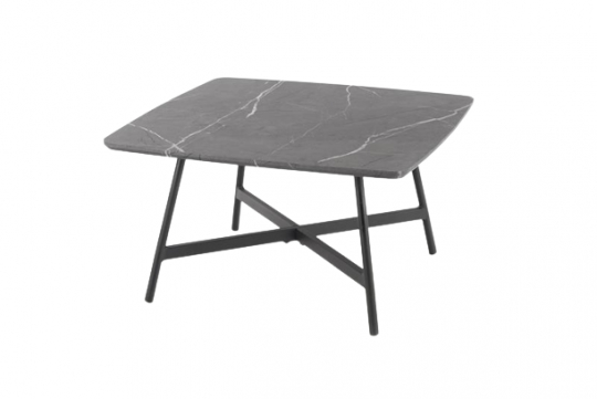 Salontafel 'Milos' - Zwart/Wit