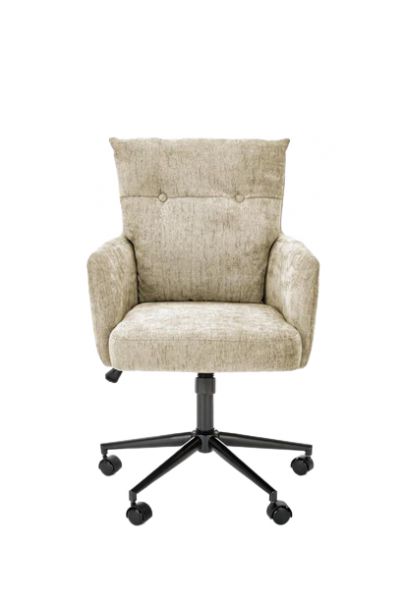Bureau stoel 'Merida' - Beige/Zwart