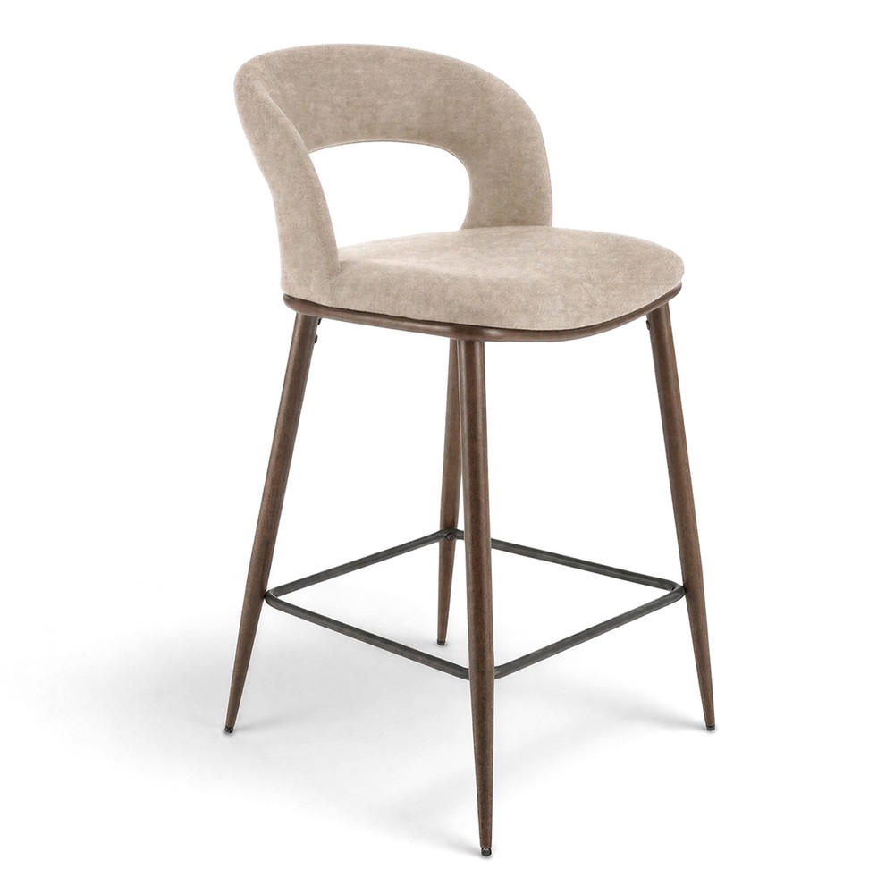 Barkruk 'Vestby' - Beige/bruin