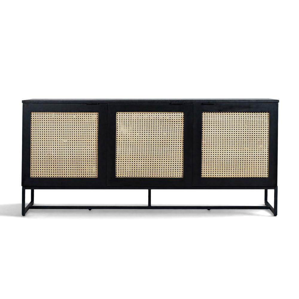 Sideboard 'Sailor' - Zwart/Natuur