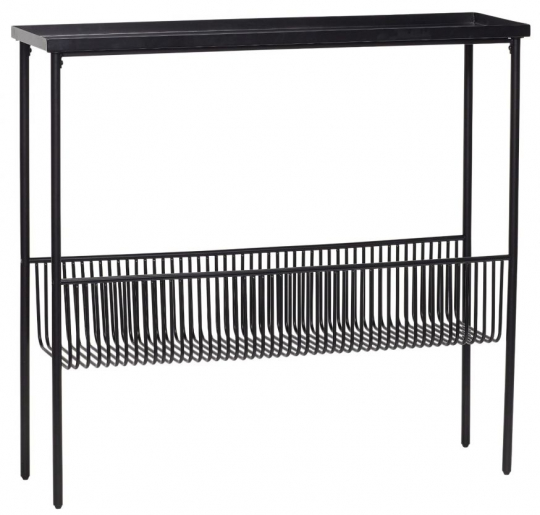 Console tafel 'Eyrie' - Zwart Groot
