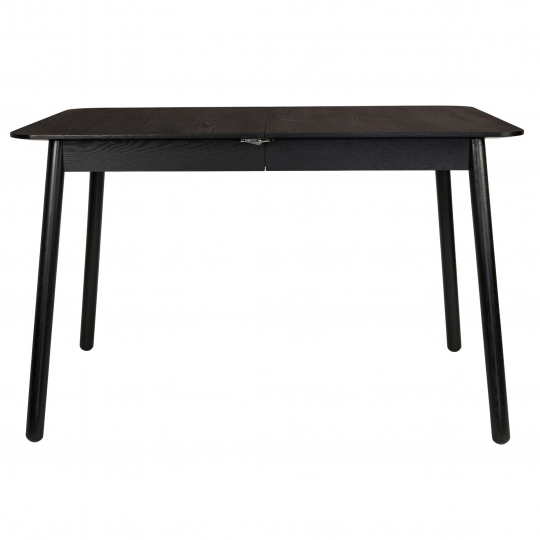 Tafel 'Glimpse' 120-162x80 cm - Zwart