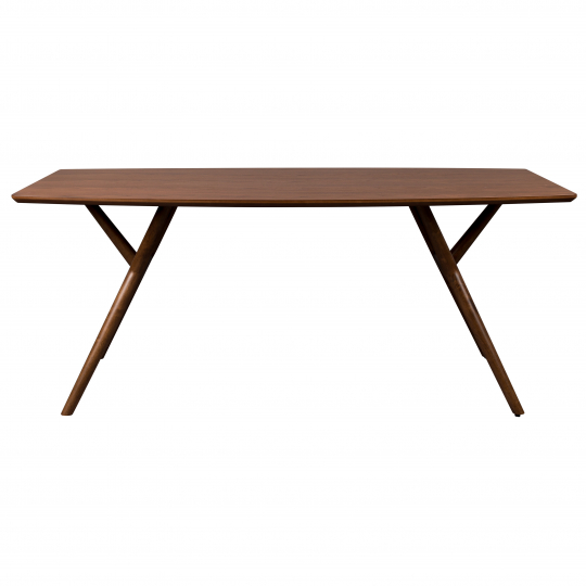 Eettafel 'Malaya' 180x90cm - Noten