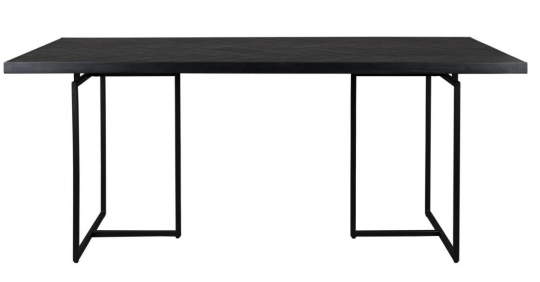 Eettafel 'Class' 220x90cm - Zwart