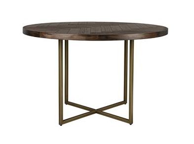 Eettafel 'Class' Rond 120cm - Bruin