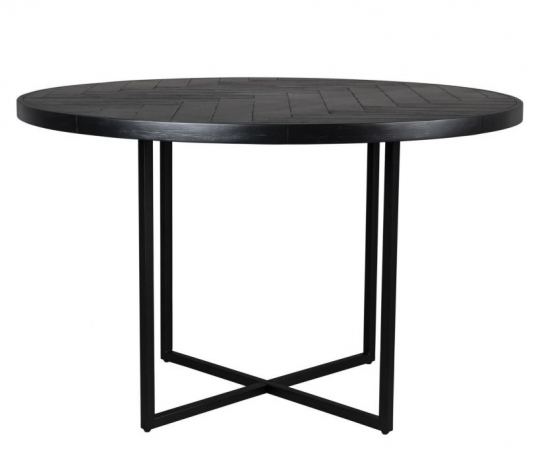 Eettafel 'Class' 120cm - Zwart