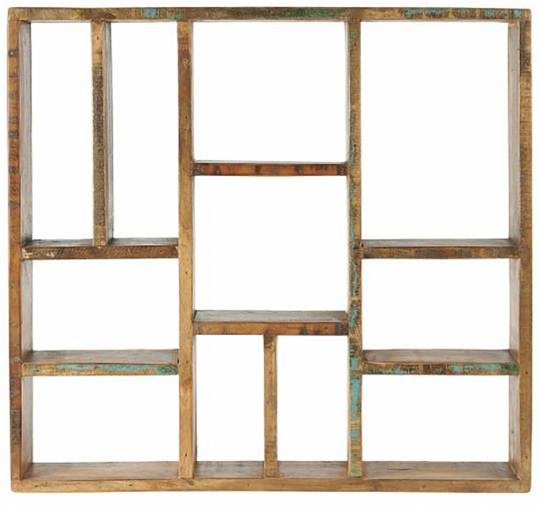 Wandplank 'Unique' - Gerecycled Hout/Vintage