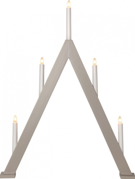 Adventskaarsenhouder 'Albo' - Beige