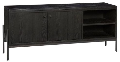 Console tafel 'Nobu' - Zwart