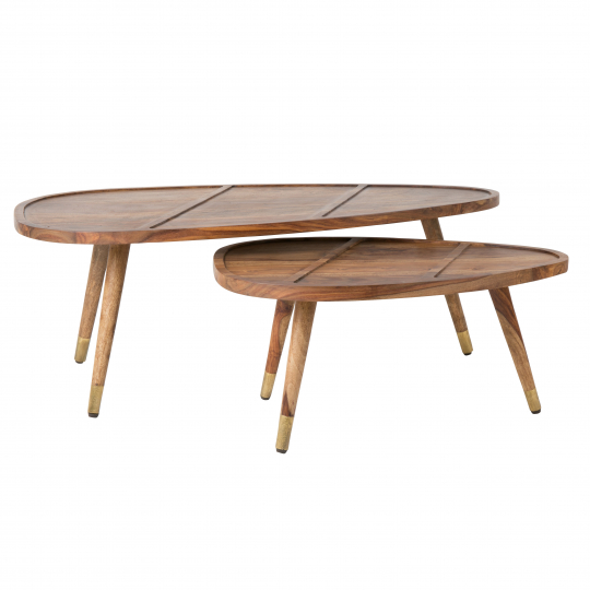 Salontafel 'Sham' 2set - Natuur