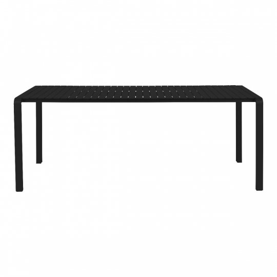 Tuin tafel 'Vondel' 214x97cm - Zwart