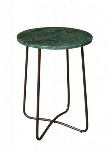 Bijzettafel 'Emerald' - Zwart/Groen