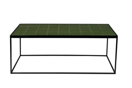 Salontafel 'Glazed' 43x93 - Groen