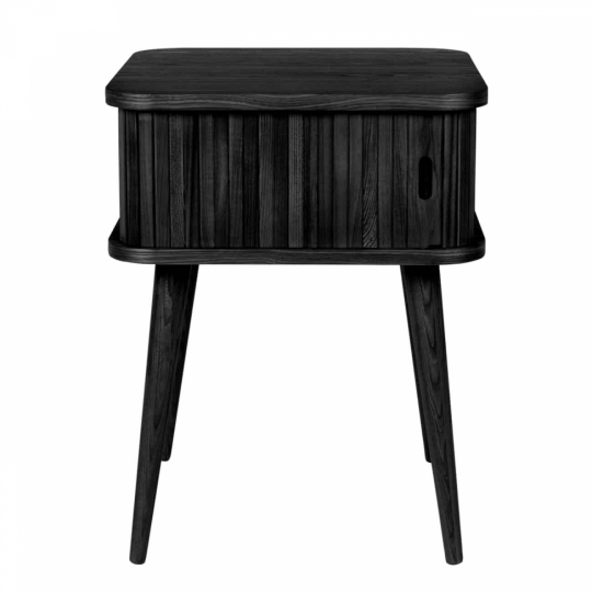Bijzettafel/Slaapkamertafel 'Barbier' - Zwart